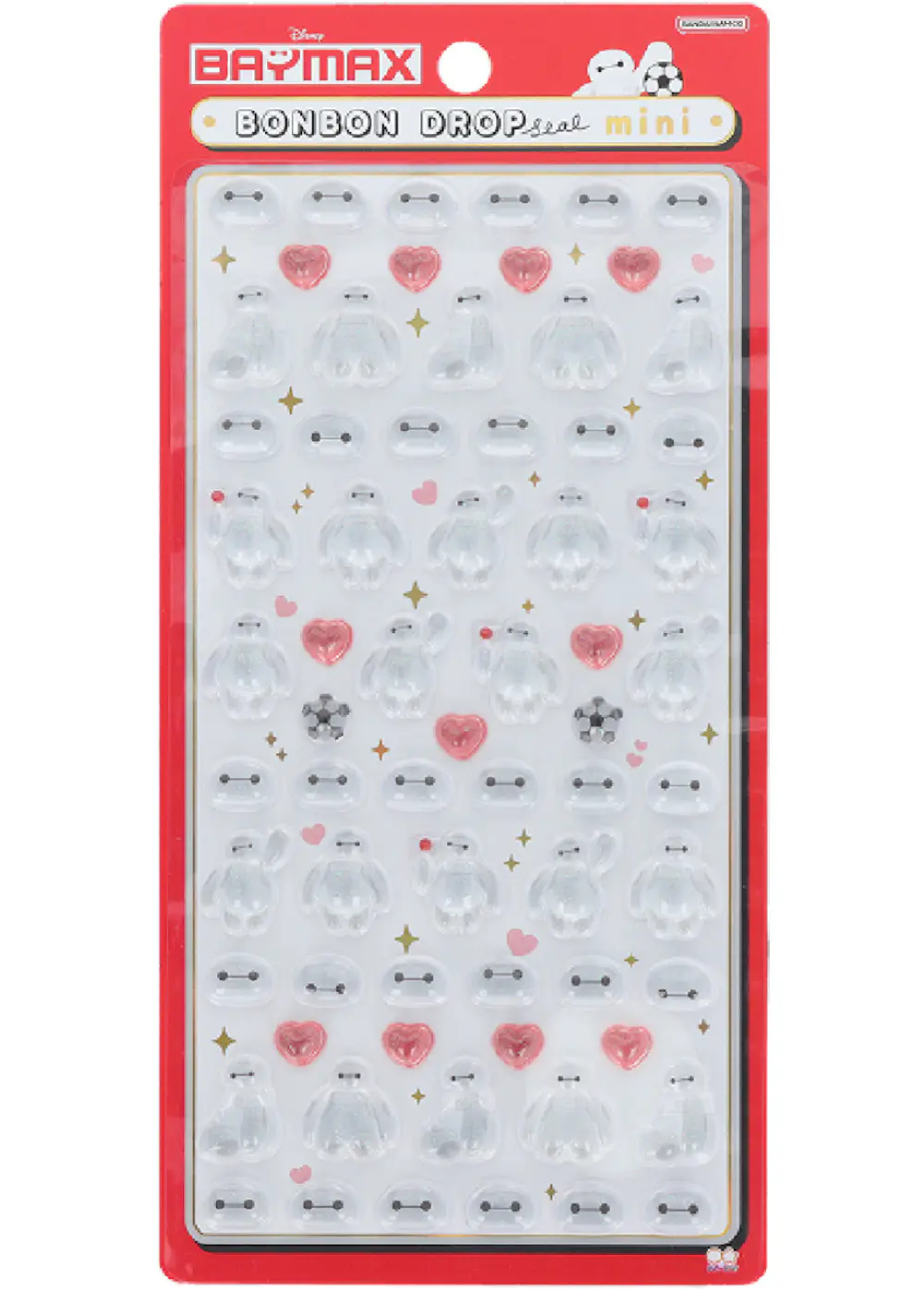 ボンボンドロップシールmini ディズニー　ベイマックス ハート
