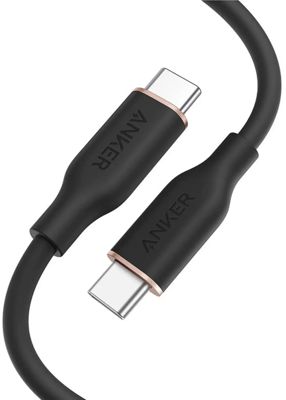 Anker PowerLine III Flow USB-C & USB-C ケーブル ミッドナイトブラック