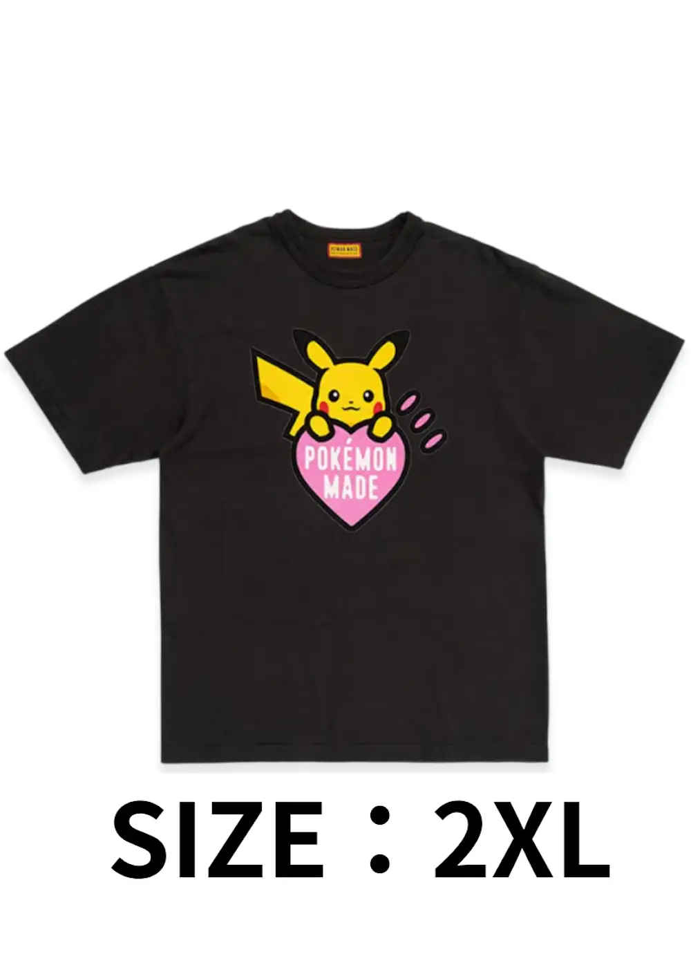 【SIZE:2XL・Black】POKÉMON MADE GRAPHIC T-SHIRT HARAJUKU