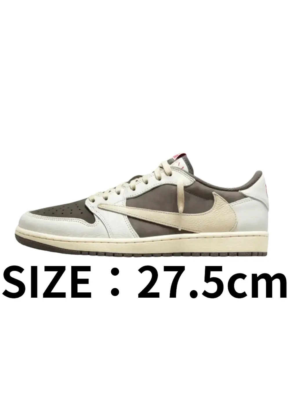 【27.5cm】Travis Scott × Nike Air Jordan 1 Low OG SP Reverse Mocha/Sail and Ridgerock