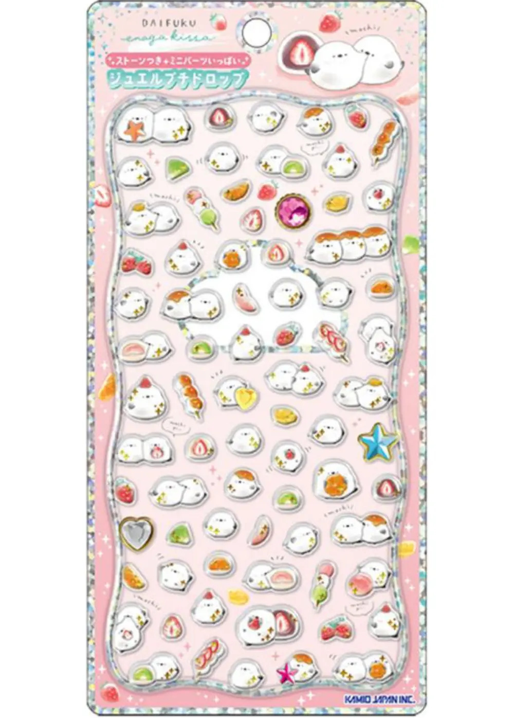 ジュエルプチドロップシール だいふくエナガ
