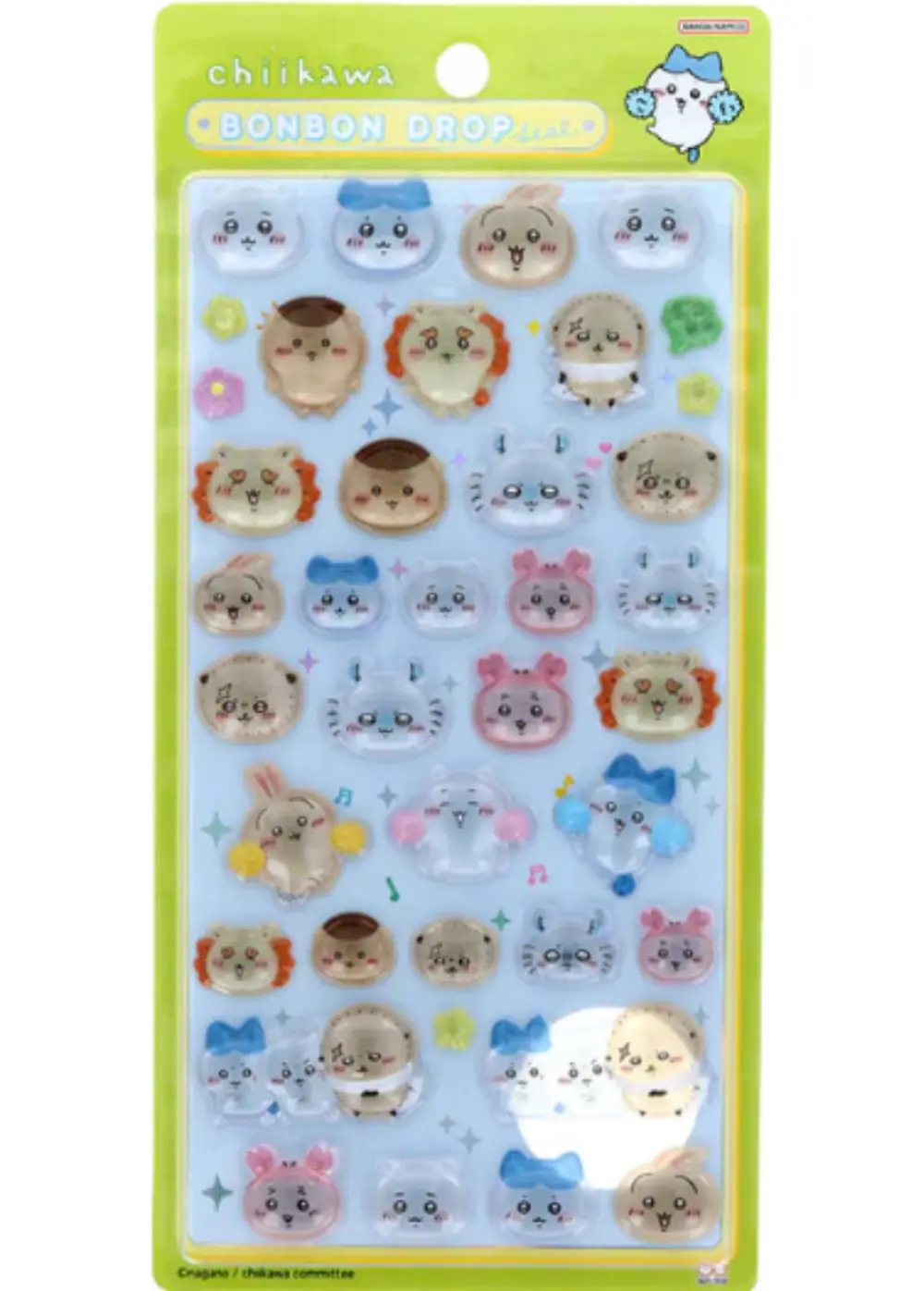 ちいかわ ボンボンドロップシール(みんな・ニコニコ)