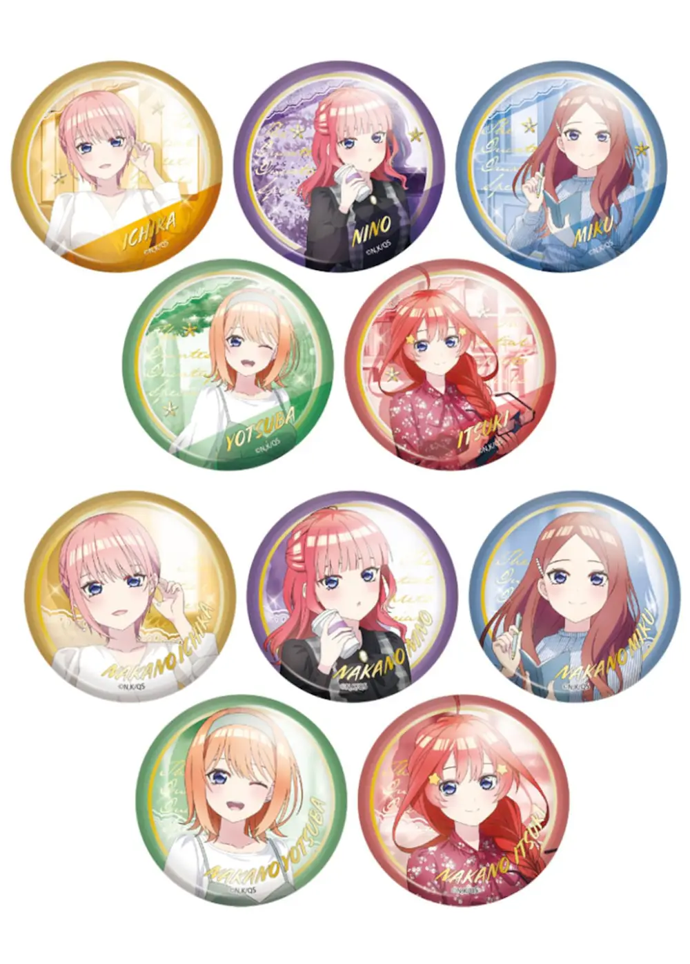 五等分の花嫁∽ 缶バッジ【ランダム】