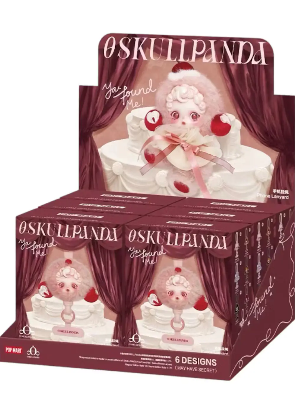 POP MART SKULLPANDA You Found Me! シリーズ スマホストラップ [アソートボックス]