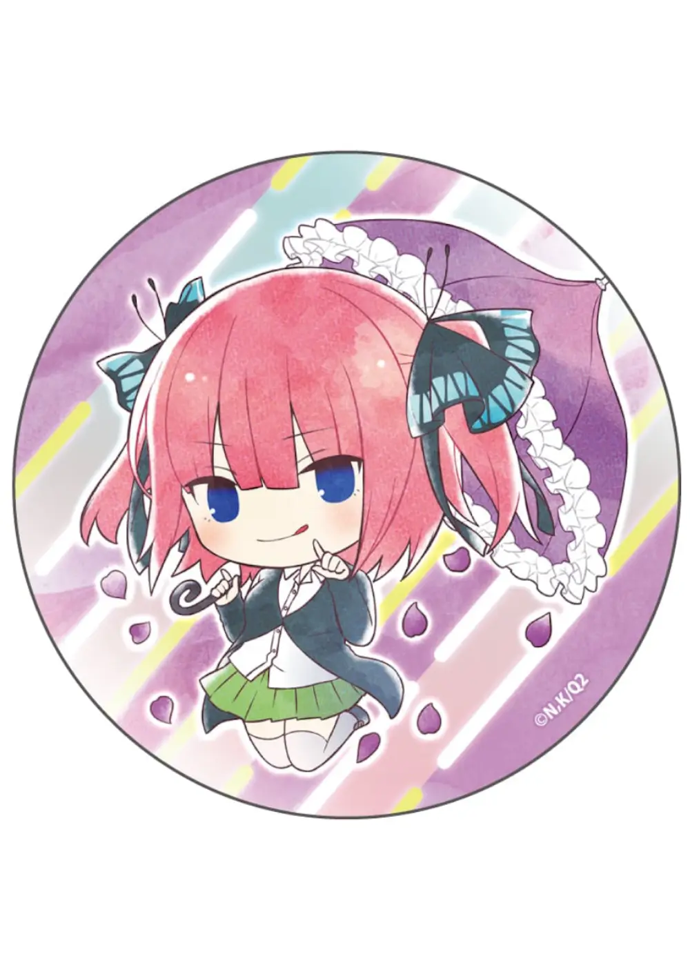 傘っこ 五等分の花嫁∬ デカ缶バッジ 中野二乃