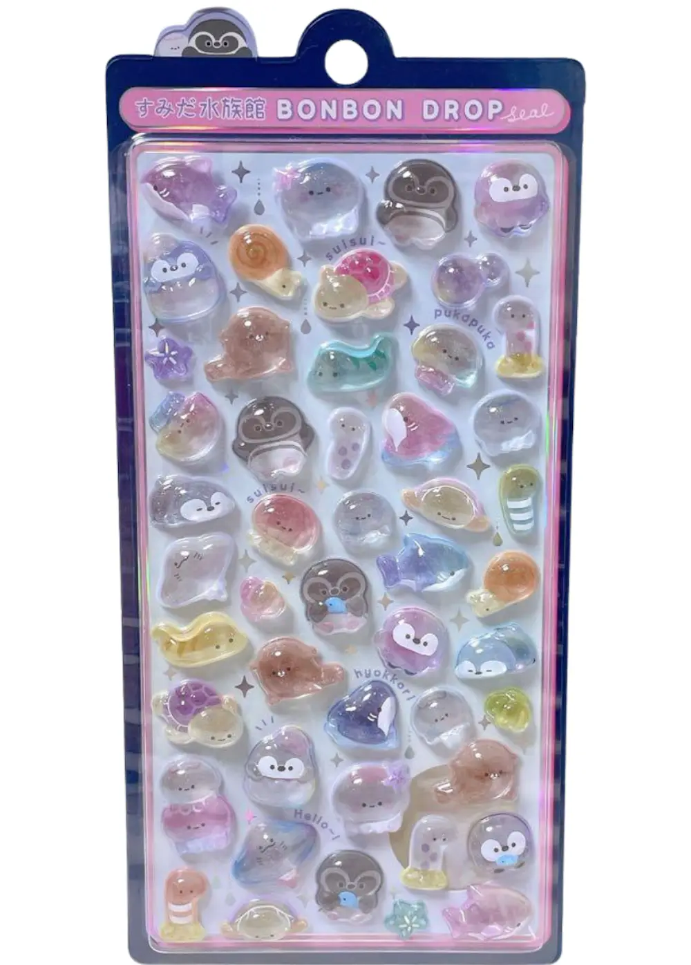 ボンボンドロップシール　すみだ水族館