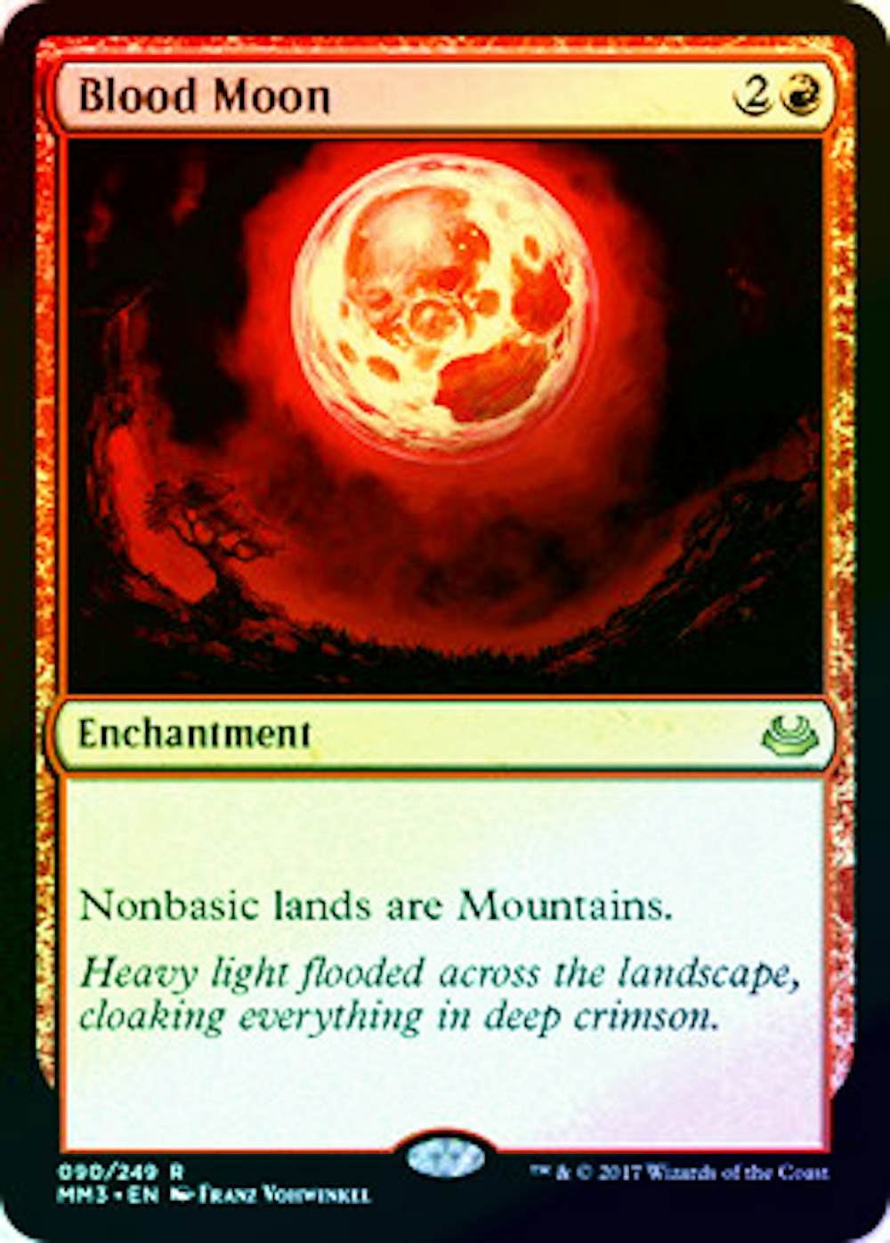 【Foil】血染めの月