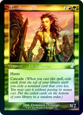 【Foil】血編み髪のエルフ