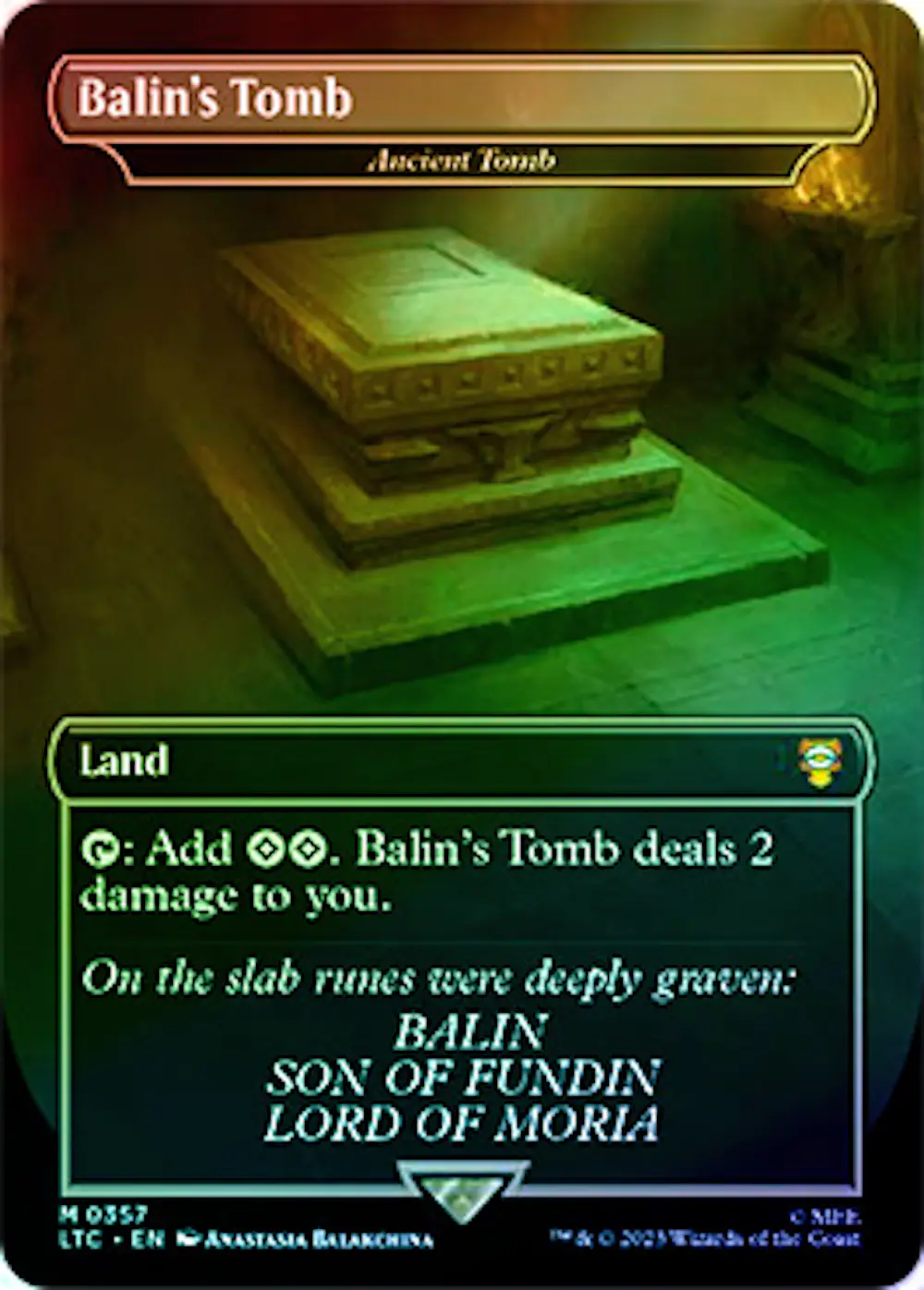 【Foil】Balin'sTomb / AncientTomb