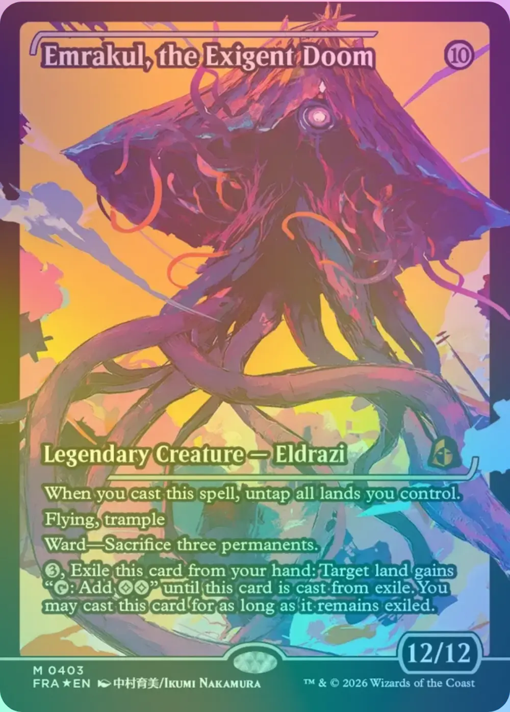 Emrakul, the Exigent Doom