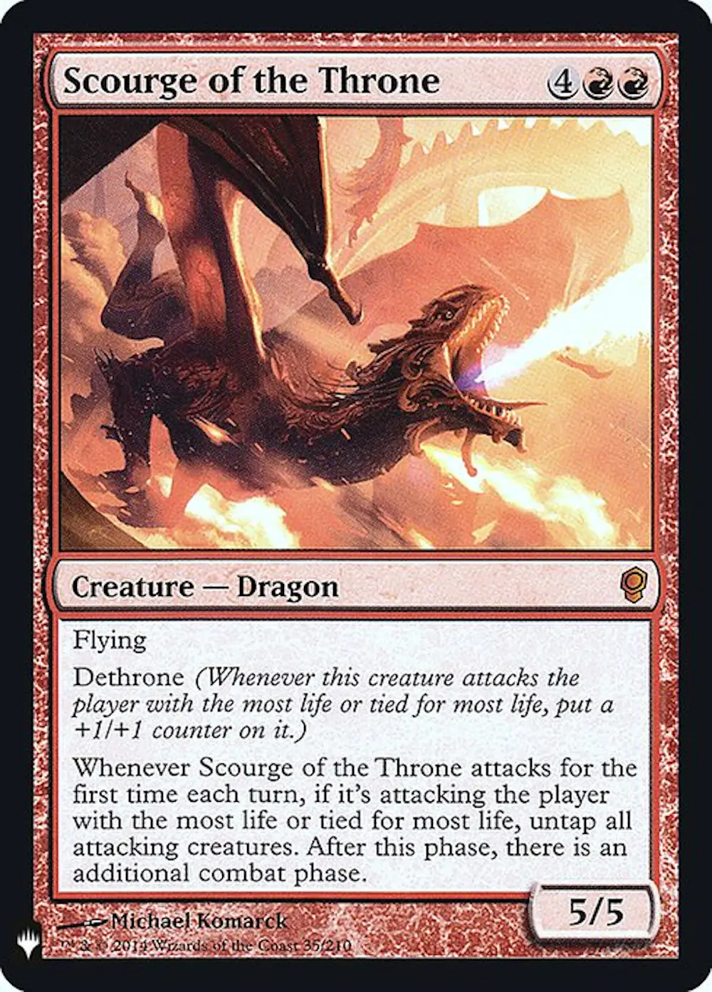 【foil】Scourge of the Throne