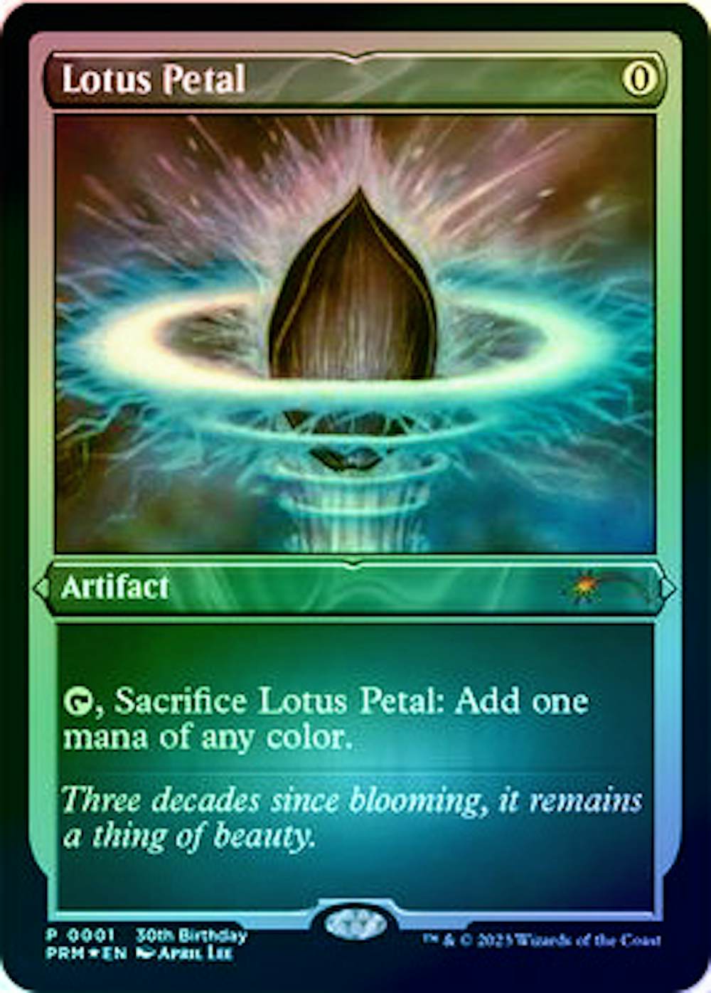 【エッチングFoil】水蓮の花びら