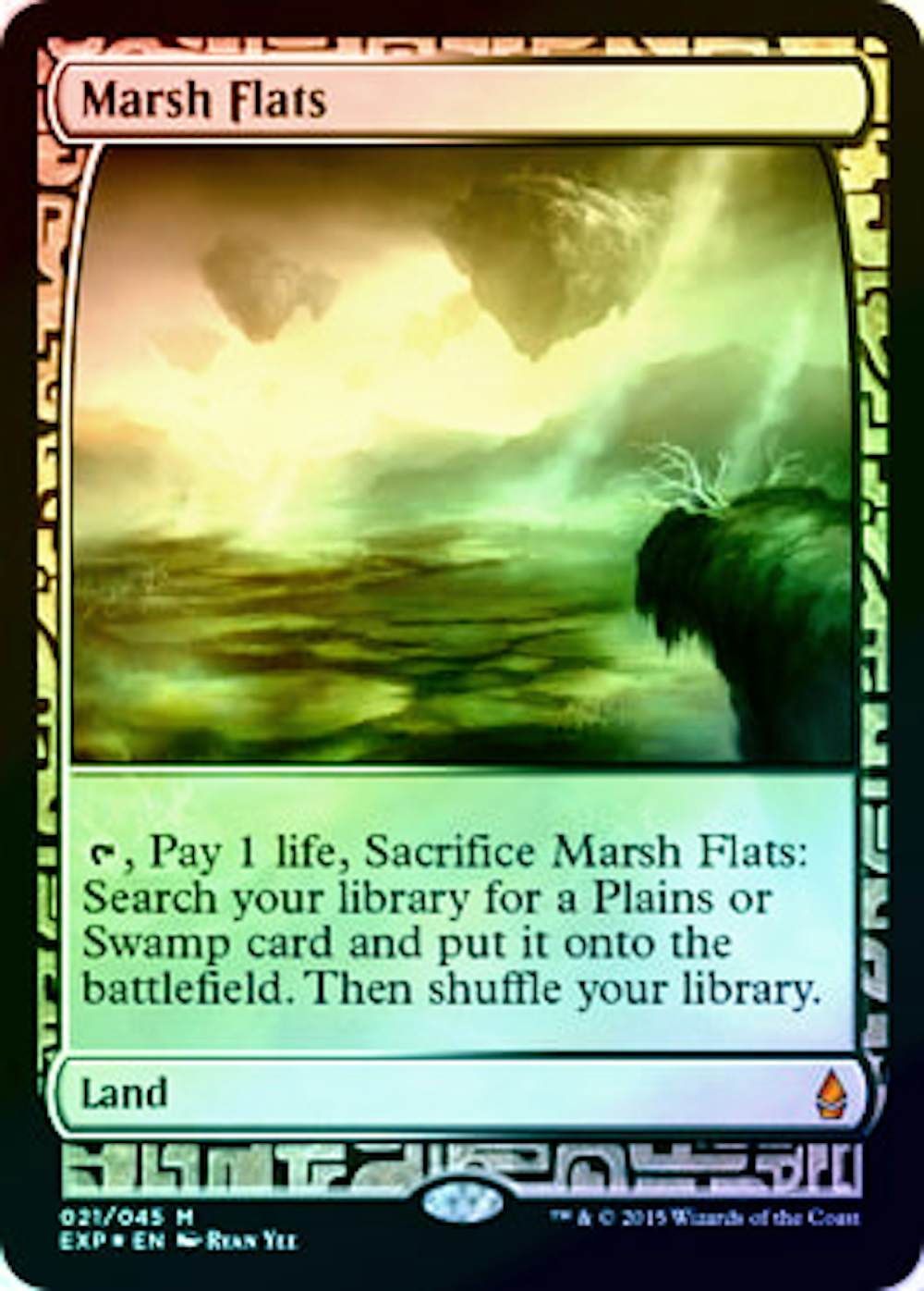 【Foil】湿地の干潟