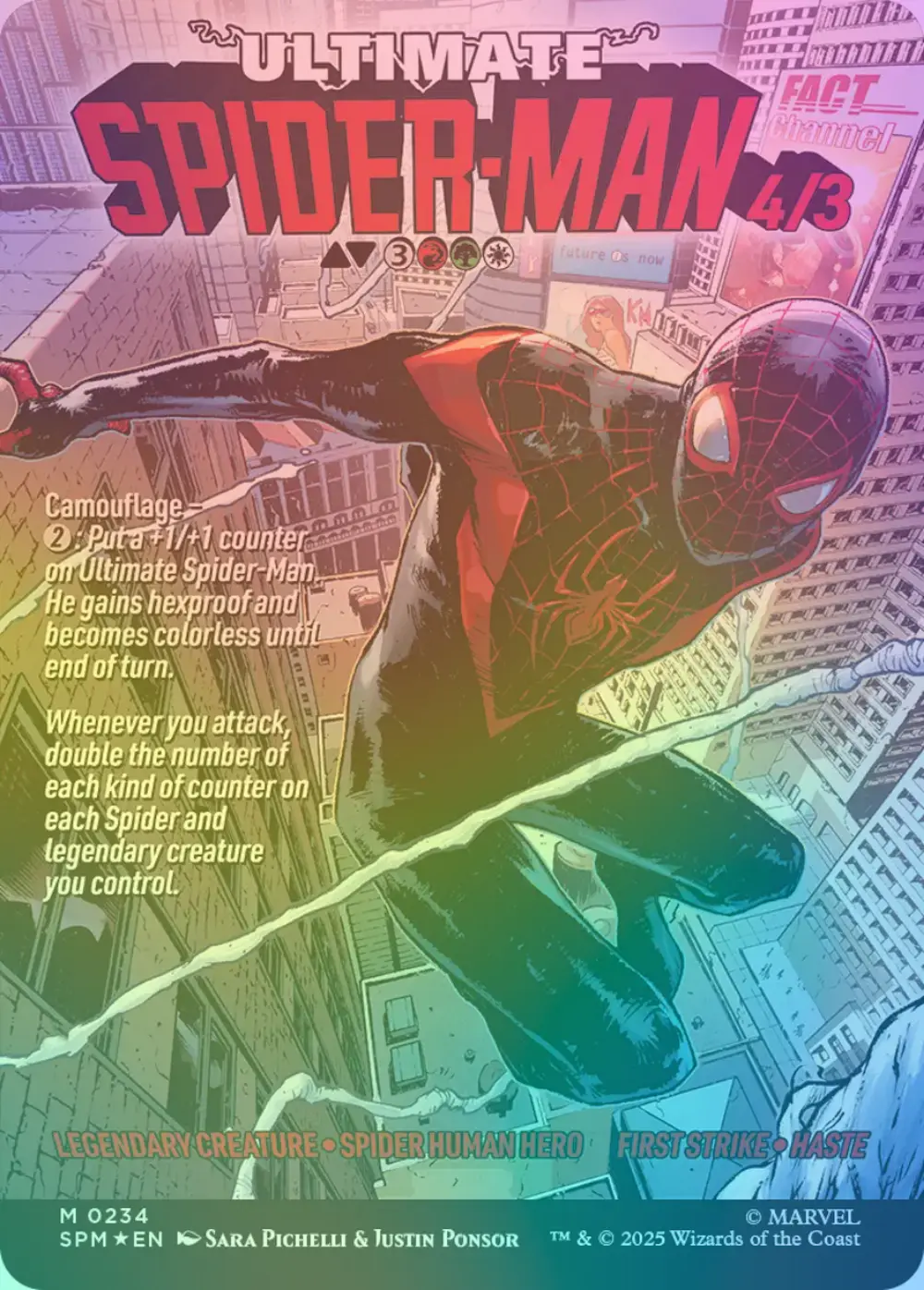 【クラシック・コミック・foil版】マイルズ・モラレス/アルティメット・スパイダーマン