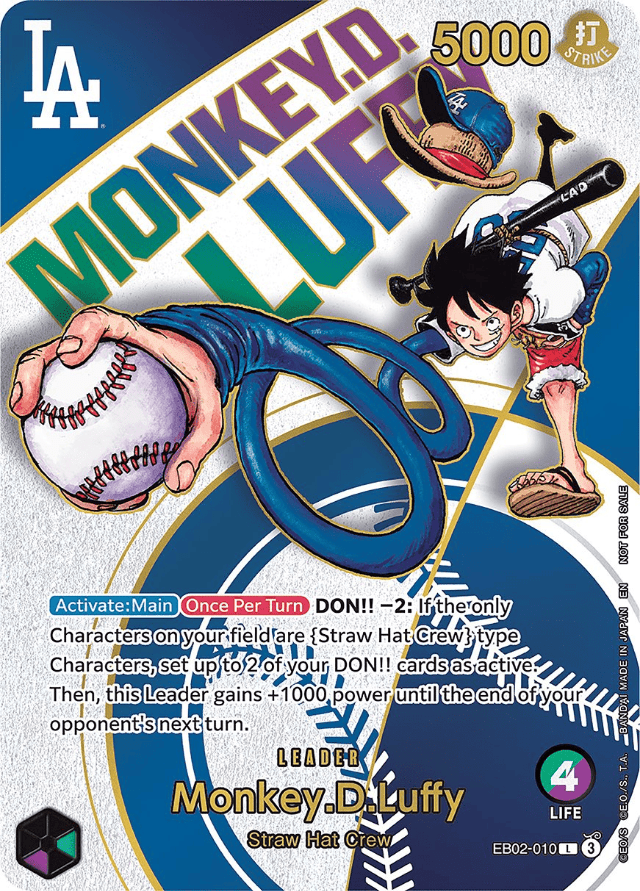 ドジャース　ルフィ ルフィフェスティバル | 日本トレカセンターオンラインオリパ