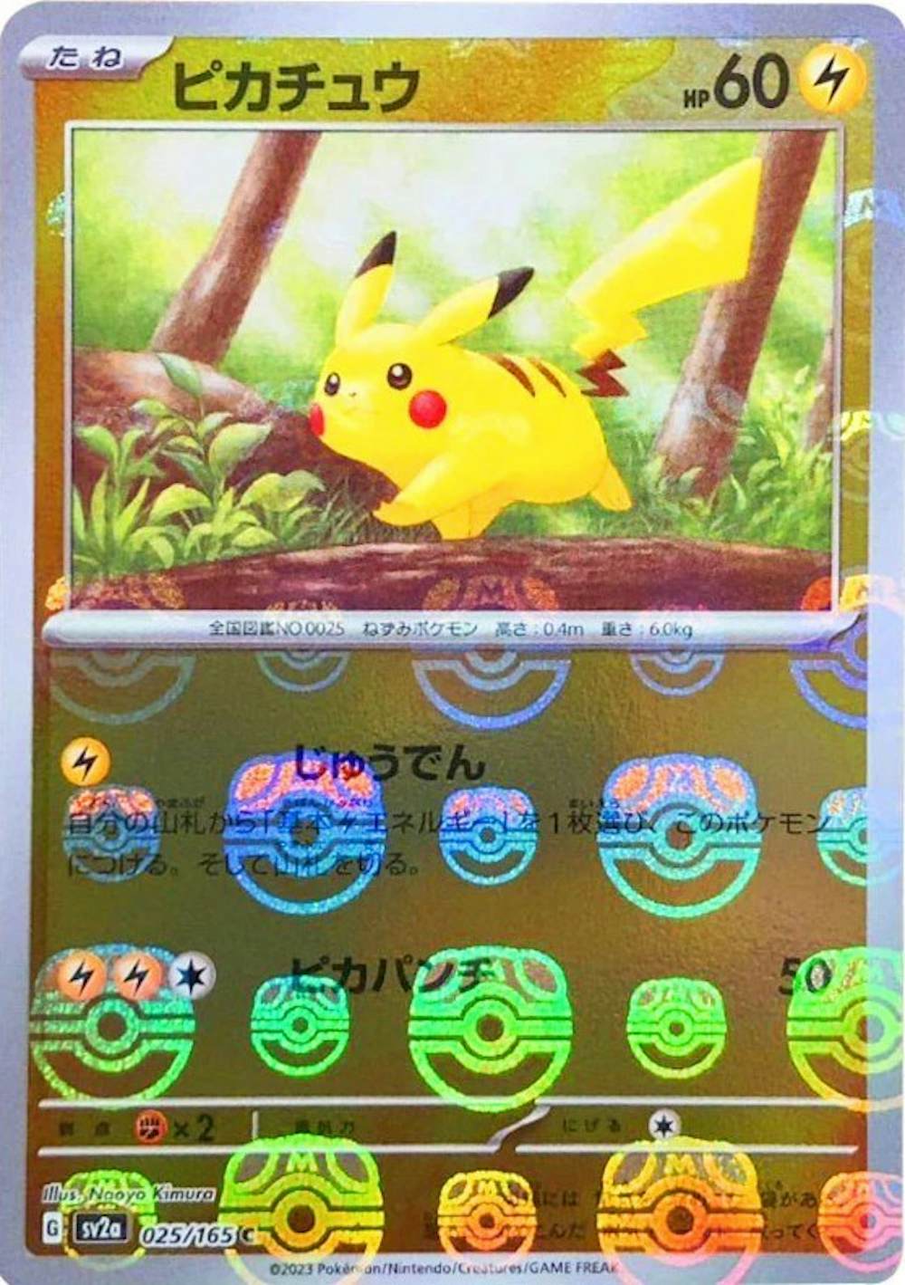 ピカチュウ(マスターボールミラー)