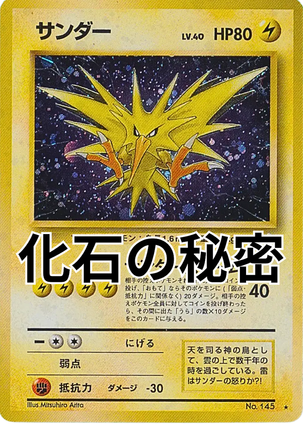 旧裏)サンダー LV.40(化石の秘密)