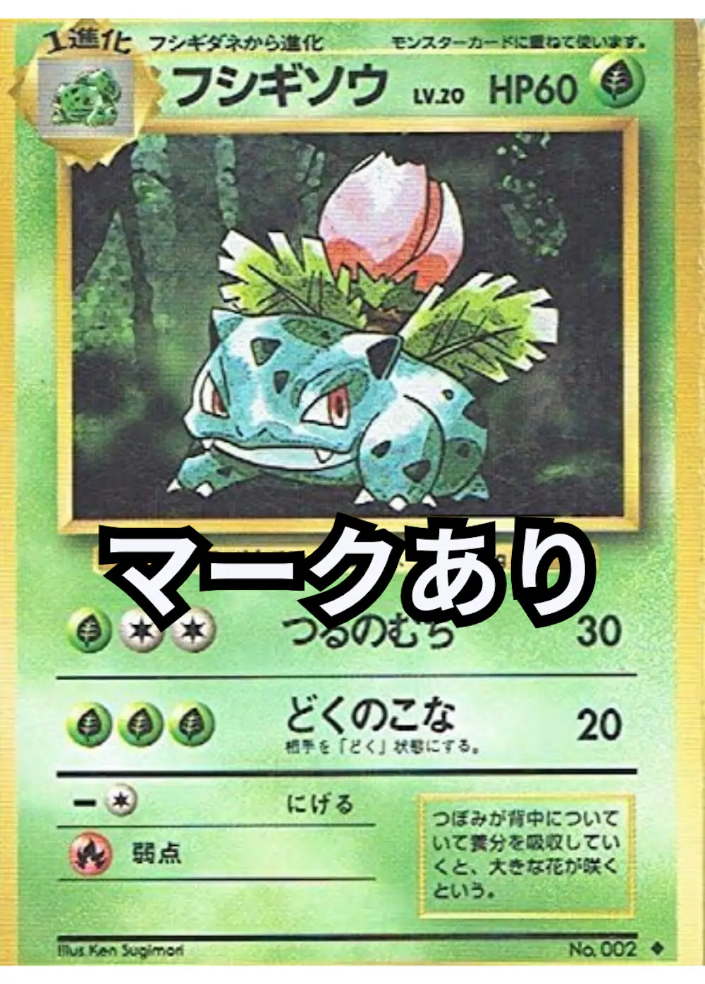 旧裏)フシギソウ LV20(マークあり)