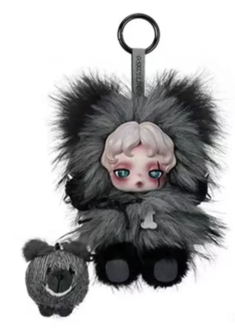 【シークレット】POP MART SKULLPANDA You Found Me! Series ぬいぐるみペンダント バディ ドギー