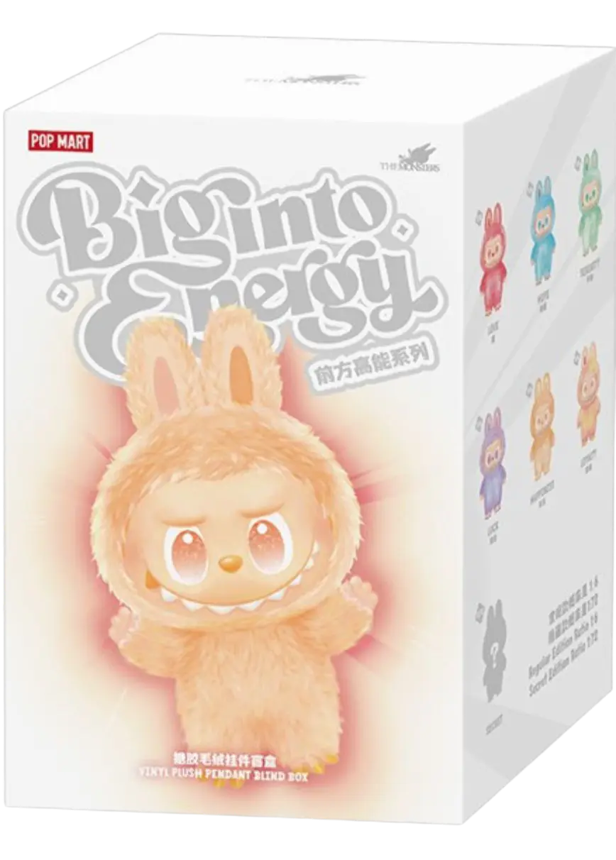 THE MONSTERS (LABUBU) Big into Energy シリーズ ぬいぐるみペンダント(1ピース)