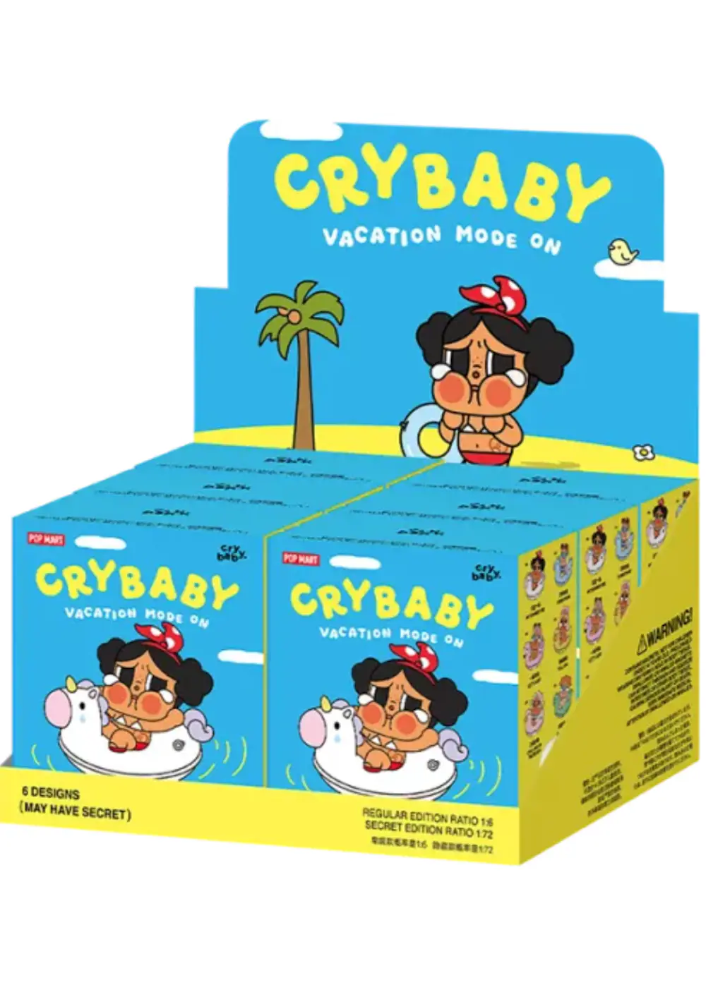 POP MART CRYBABY Vacation Mode On Series-Fridge Magnet Blind Box [アソートボックス]
