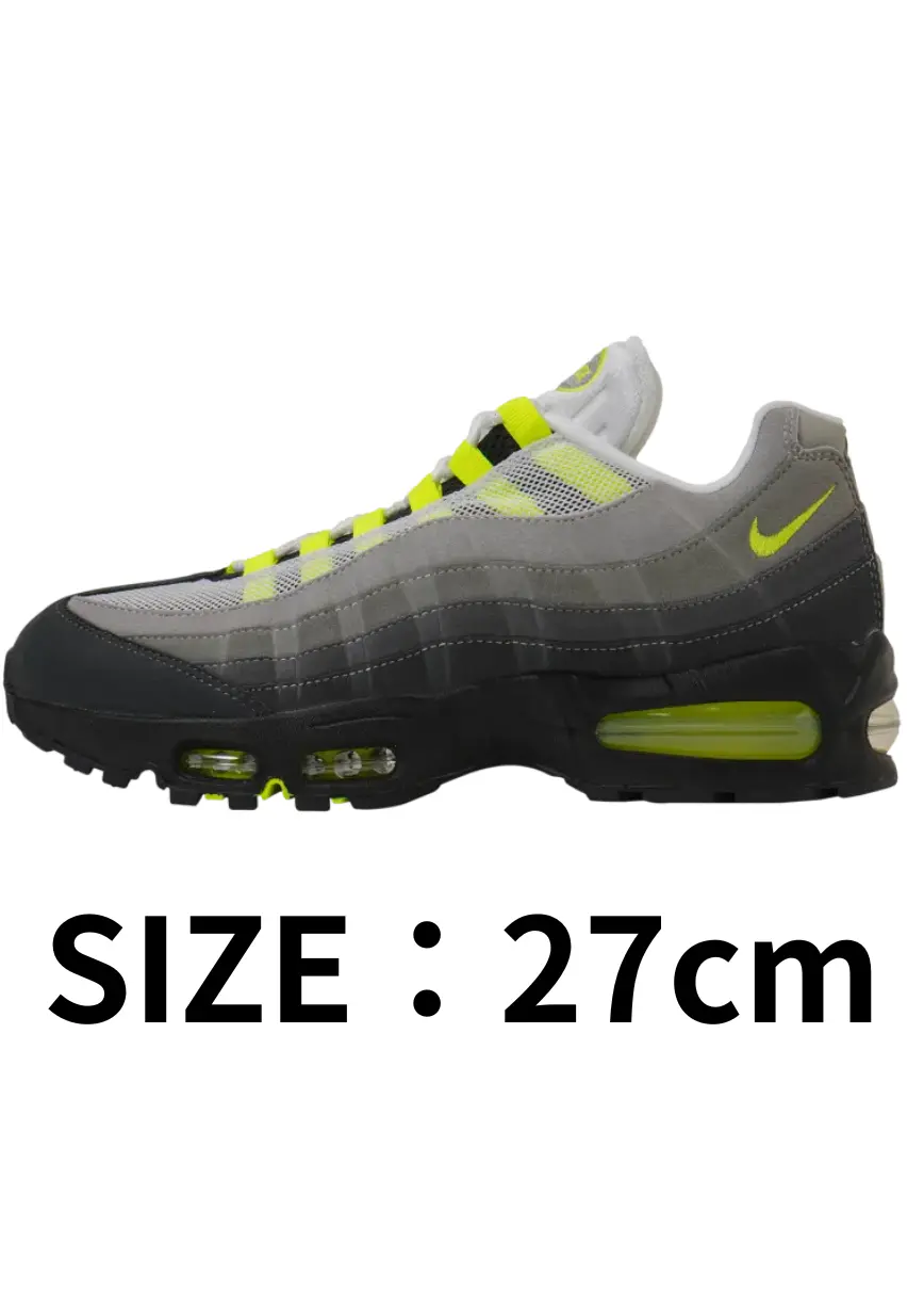 【27cm】Nike Air Max 95 OG Big Bubble Neon Yellow (2025/2026)
