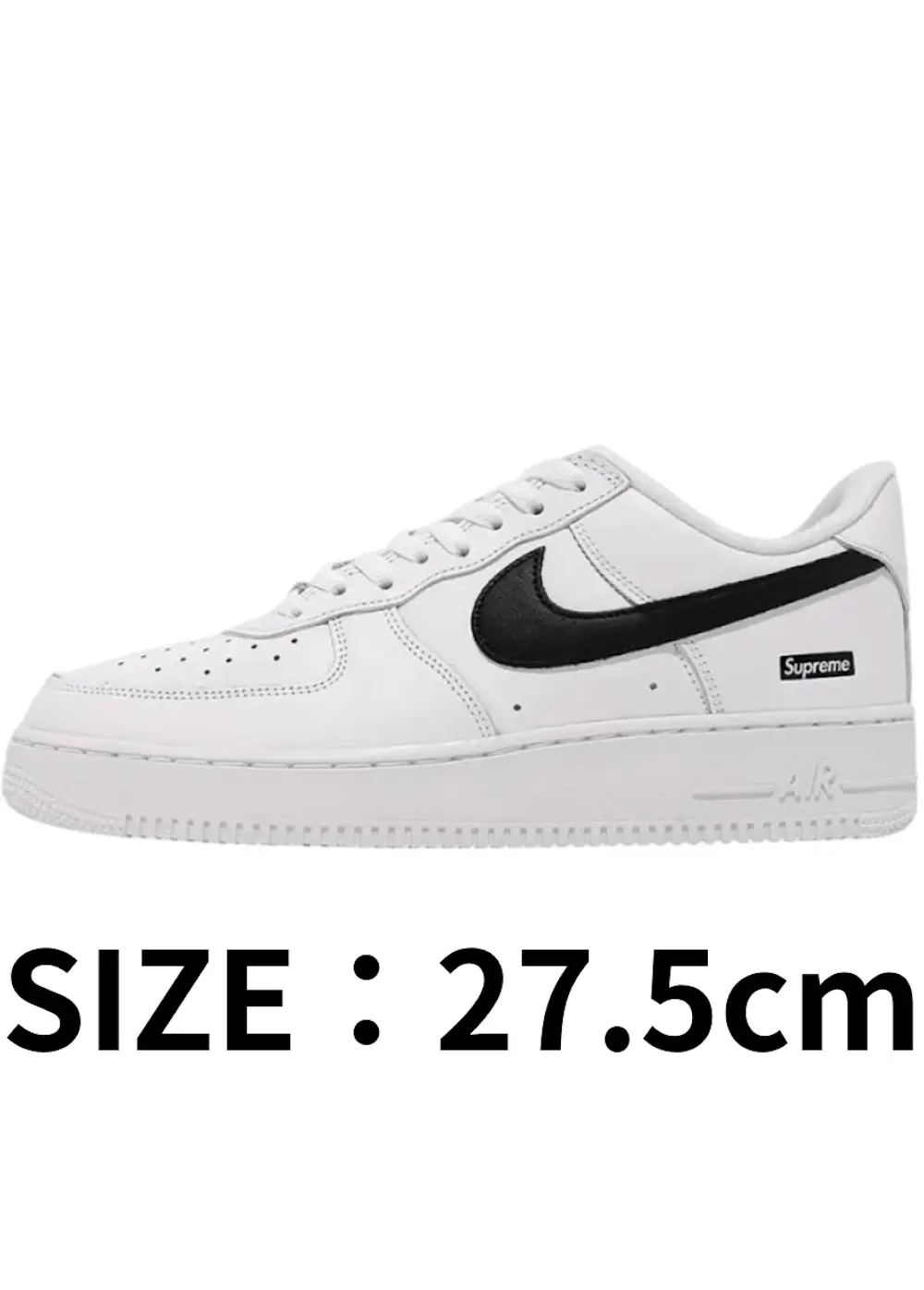 【27.5cm】Supreme × Nike Air Force 1 Low White/Black