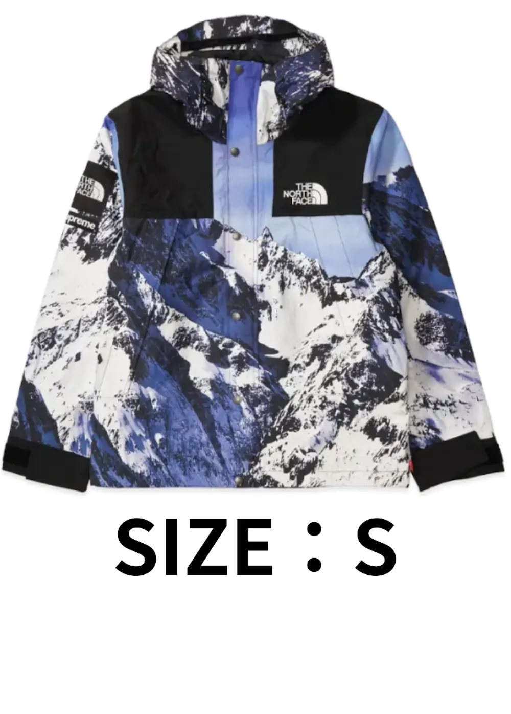 【SIZE:S】Supreme x The North Face Mountain Parka Blue