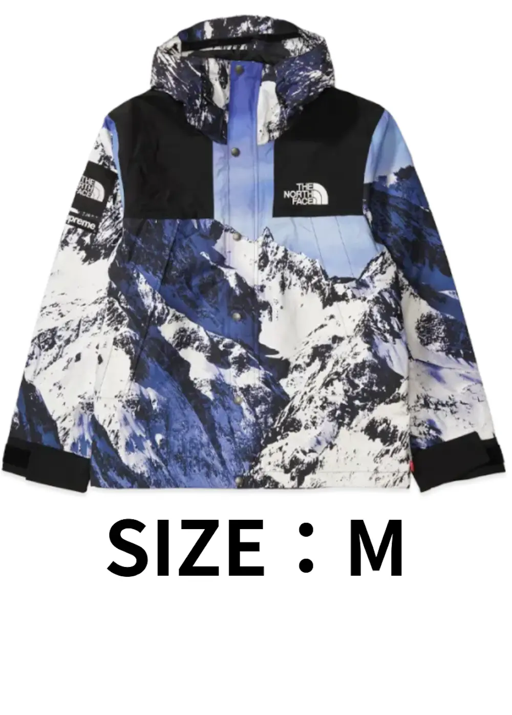 【SIZE:M】Supreme x The North Face Mountain Parka Blue
