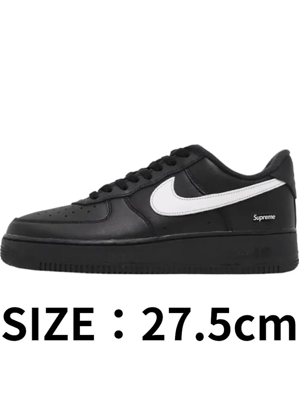 【27.5cm】Supreme × Nike Air Force 1 Low Black/White