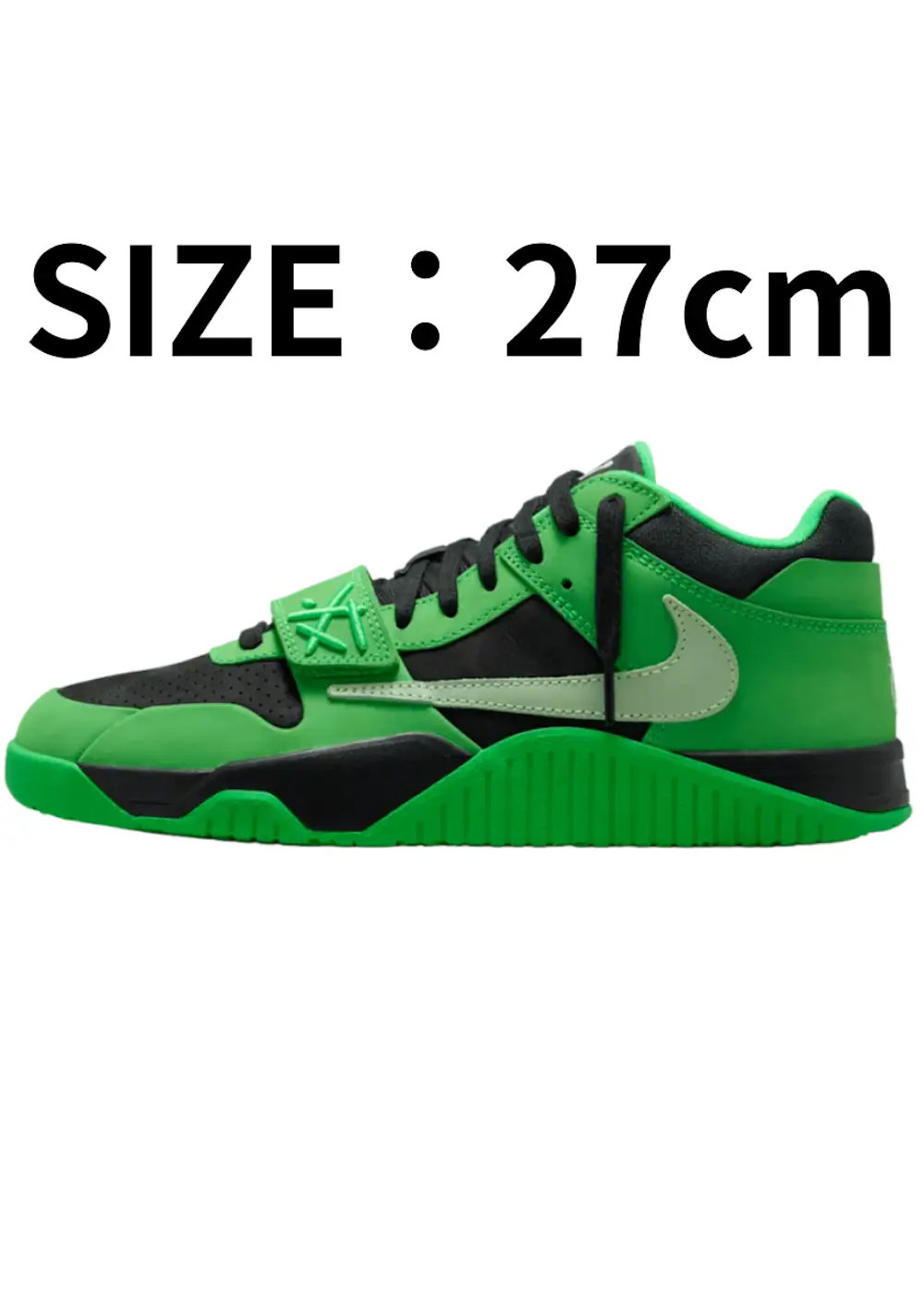 【27cm】Travis Scott × Nike Jordan Jumpman Jack CJ1 T-Rexx Green Spark