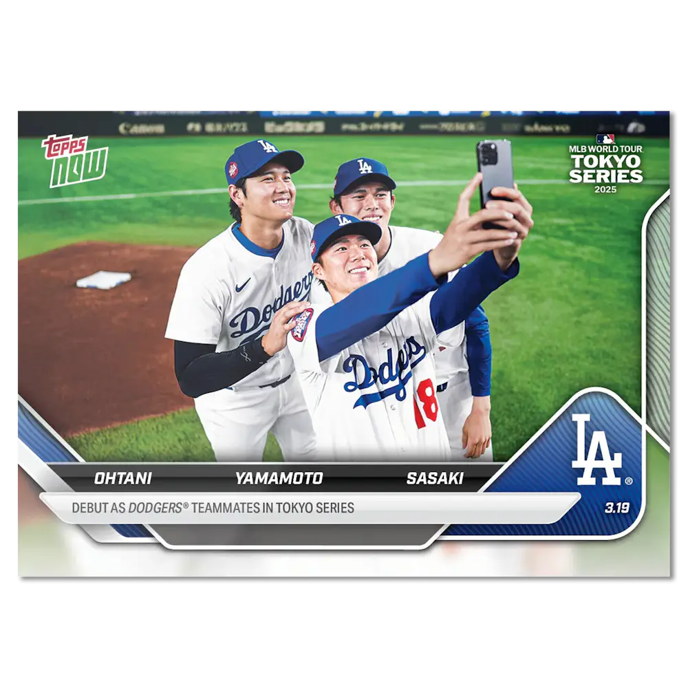 2025 TOPPS NOW #7SP OHTANI/YAMAMOTO/SASAKI