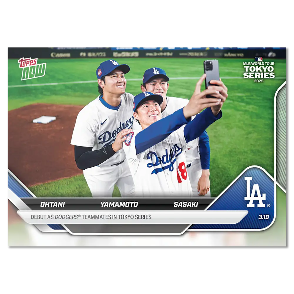 2025 TOPPS NOW #7SP OHTANI/YAMAMOTO/SASAKI