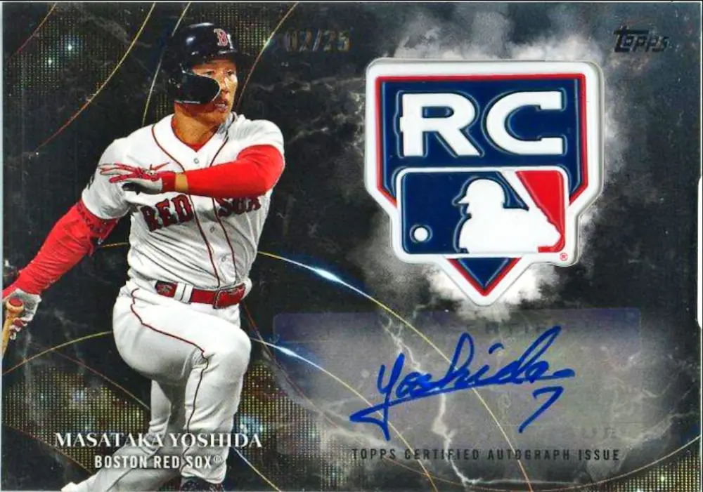 2023 Topps Baseball Japan Edition Masataka Yoshida Autograph & Rookie Commemorative RC Patch /25