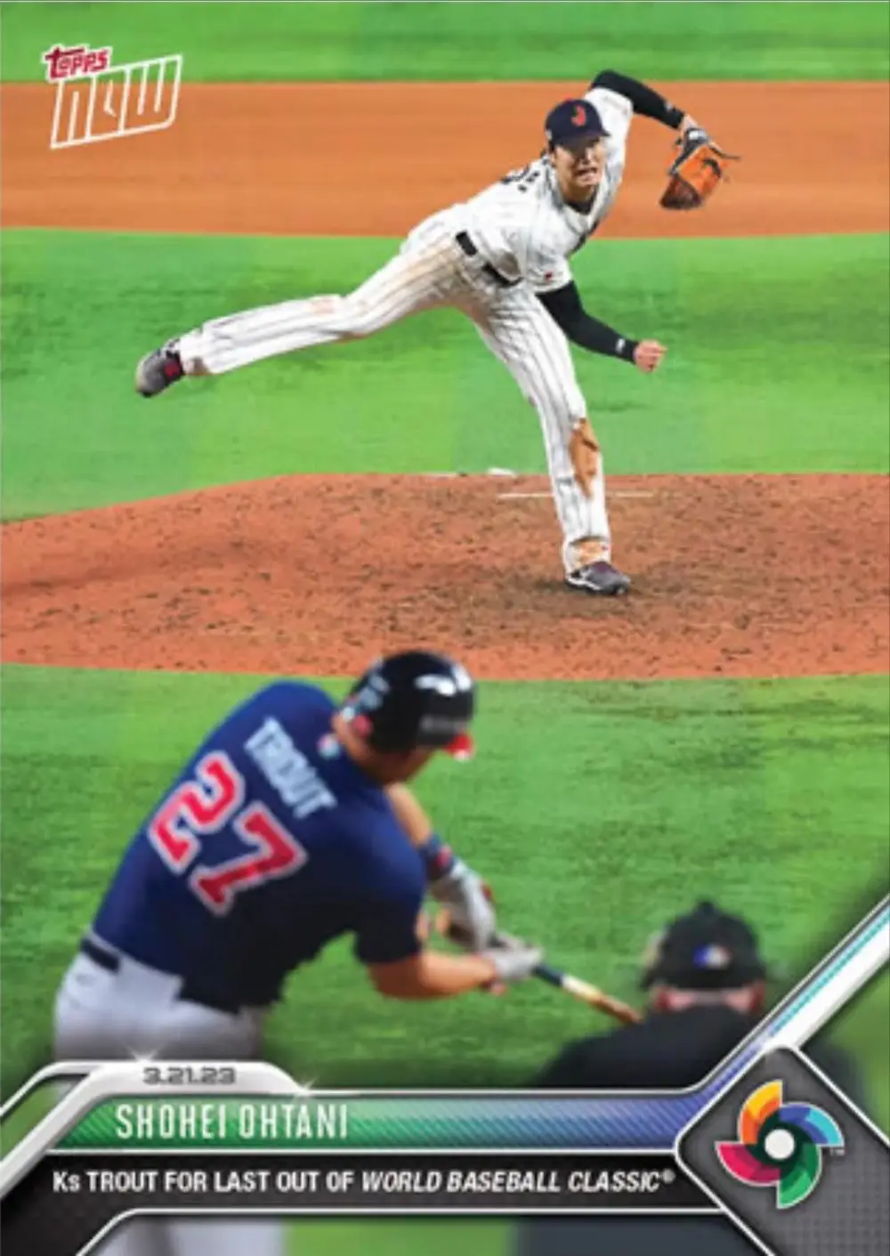 2023 Topps Now Shohei Ohtani