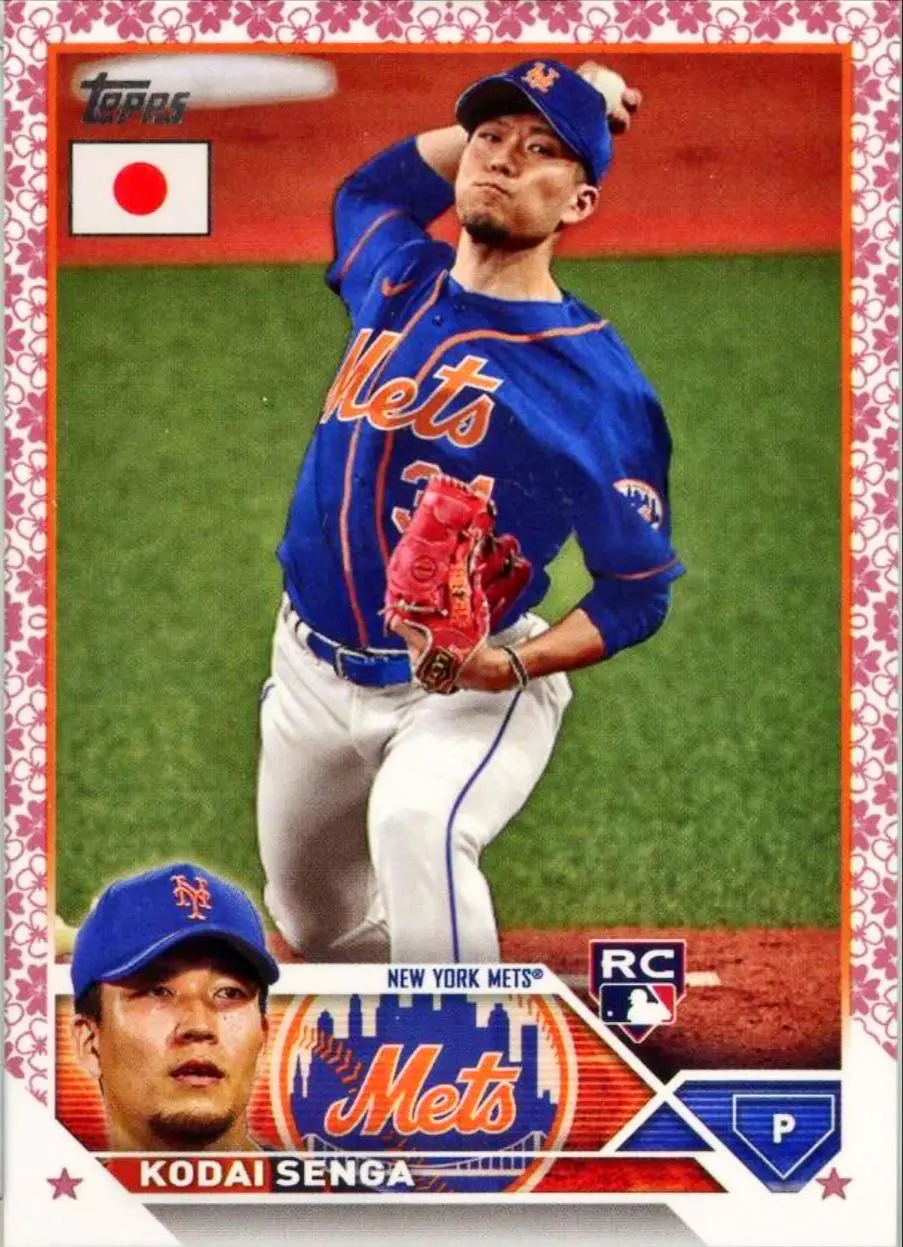 2023 Topps Japan Edition Kodai Senga Cherry Blossoms /99
