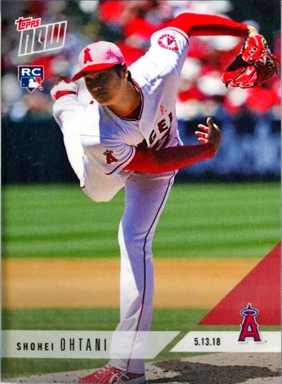 2018 Topps Now Shohei Ohtani Base RC