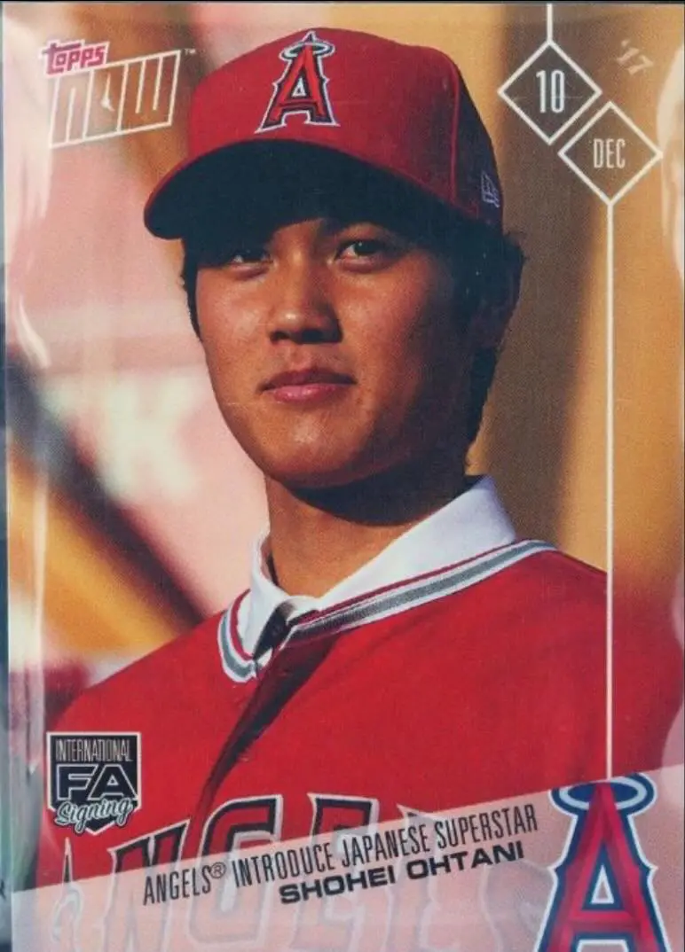 2017 Topps Now Shohei Ohtani Offseason