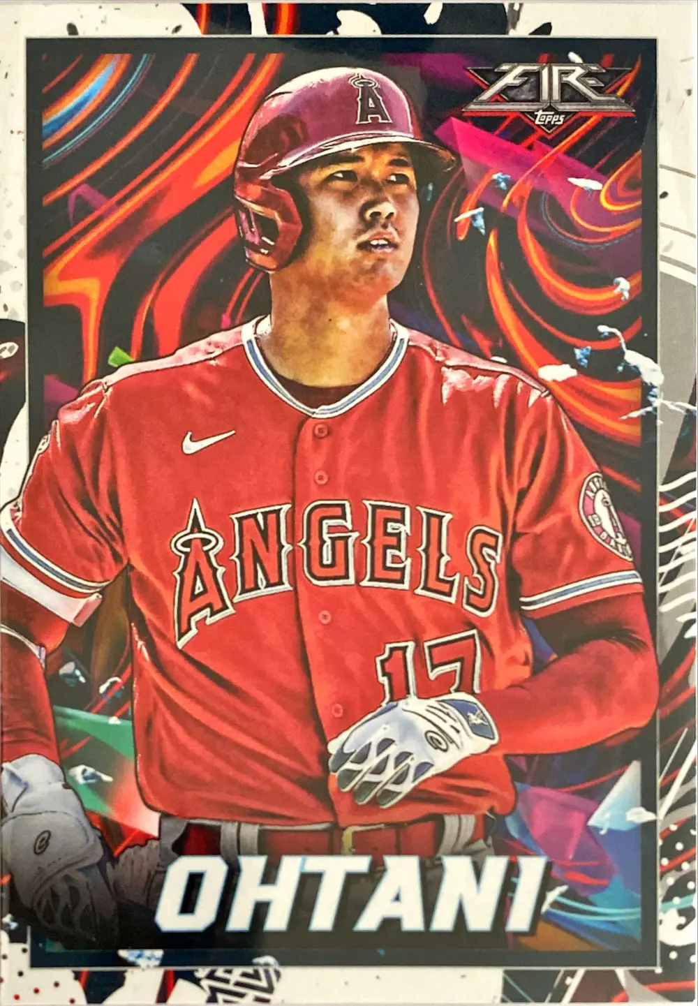 2022 Topps Fire Shohei Ohtani