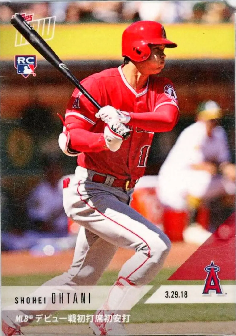 2018 Topps Now #5J MLBデビュー戦初打席初安打 / Shohei Ohtani Los Angeles Angels