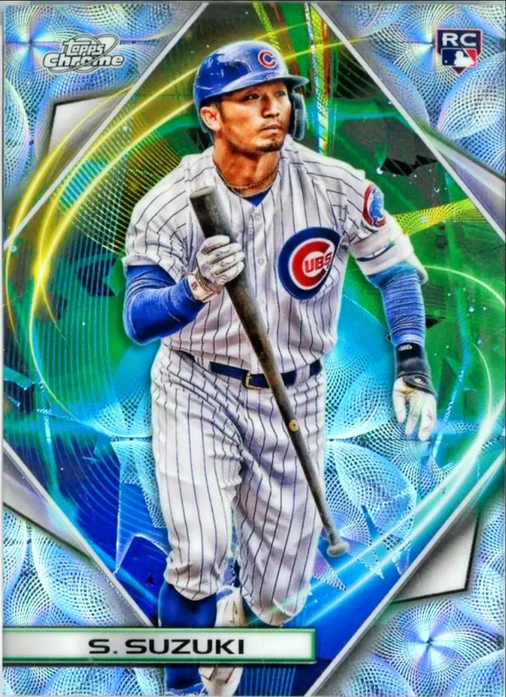2022 Topps Cosmic Chrome Baseball Chicago Cubs Seiya Suzuki Base Nucleus