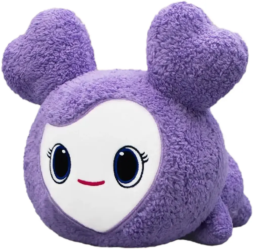 TWICE LOVELYS ふわもこねんね BIGぬいぐるみ紫 サナ
