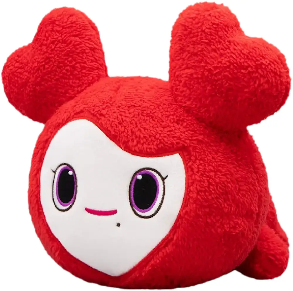 TWICE LOVELYS ふわもこねんね BIGぬいぐるみ赤 チェヨン