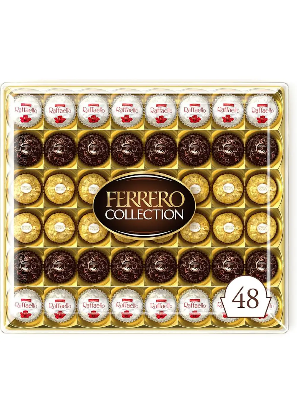 フェレロ コレクション Ferrero Collectionフェレロロンノアール、フェレロ ロシェ、ラファエロ アソート ギフト 個包装 限定品 詰め合わせ お菓子 48粒 518g