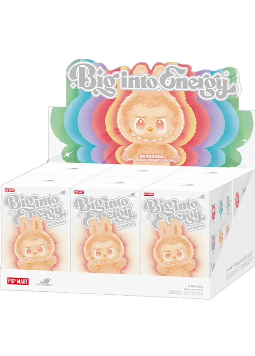 THE MONSTERS Big into Energy シリーズ ぬいぐるみペンダント(LABUBU)【1アソート】
