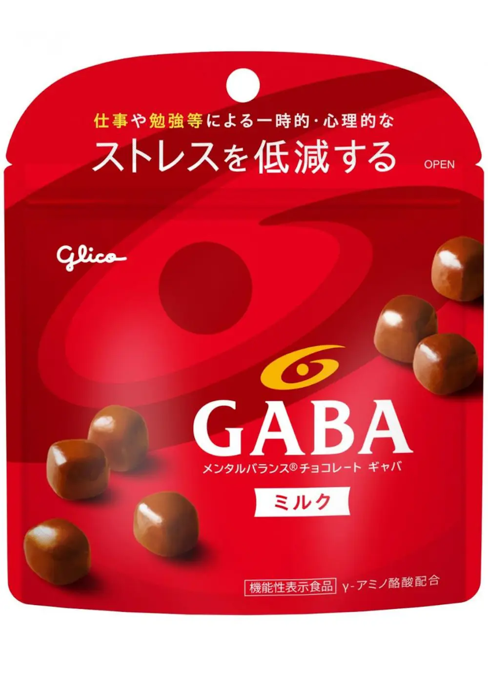 江崎グリコ GABA ギャバ ミルクチョコレート スタンドパウチ 51g×10袋