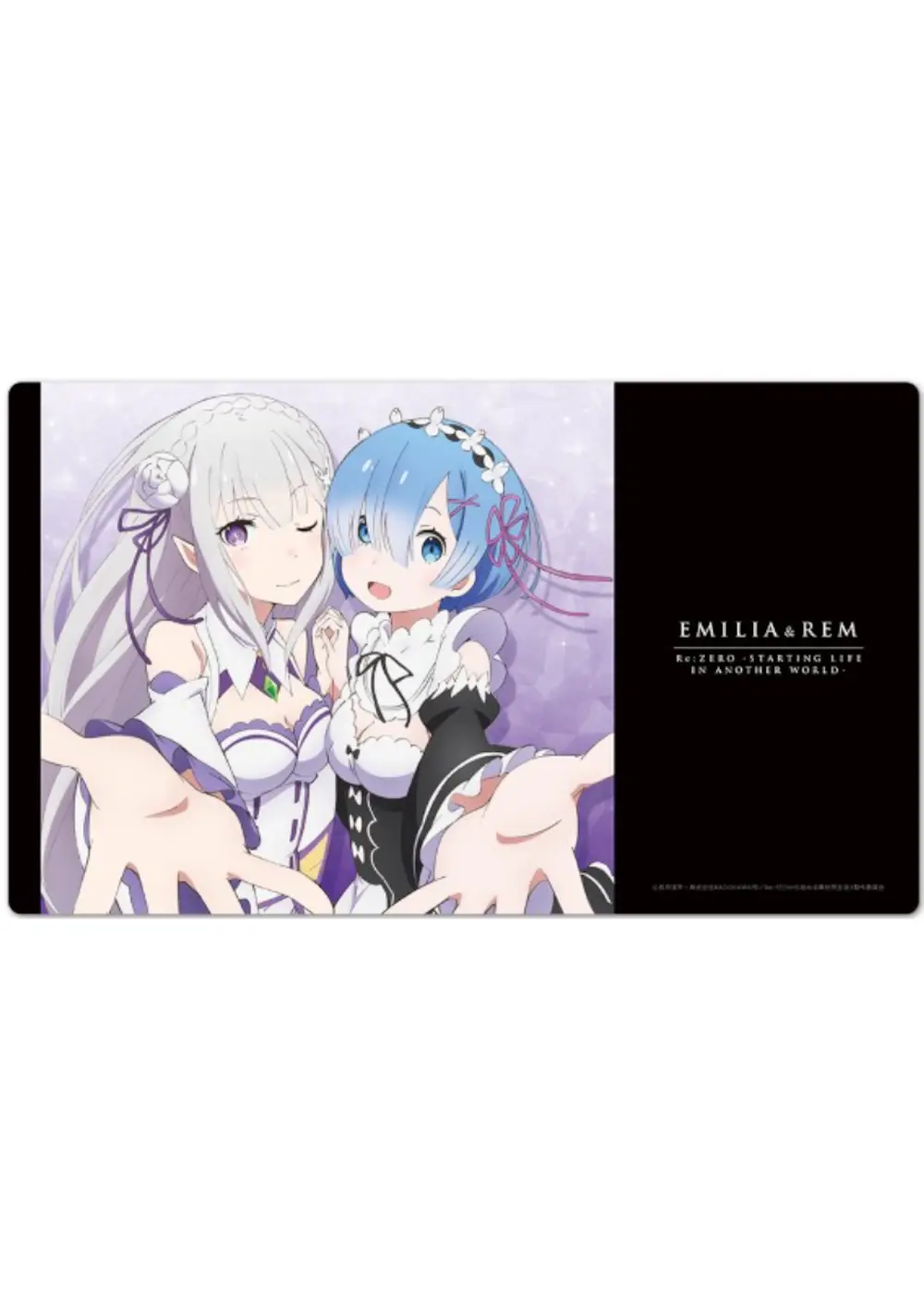 キャラクターラバーマット エミリア&レム