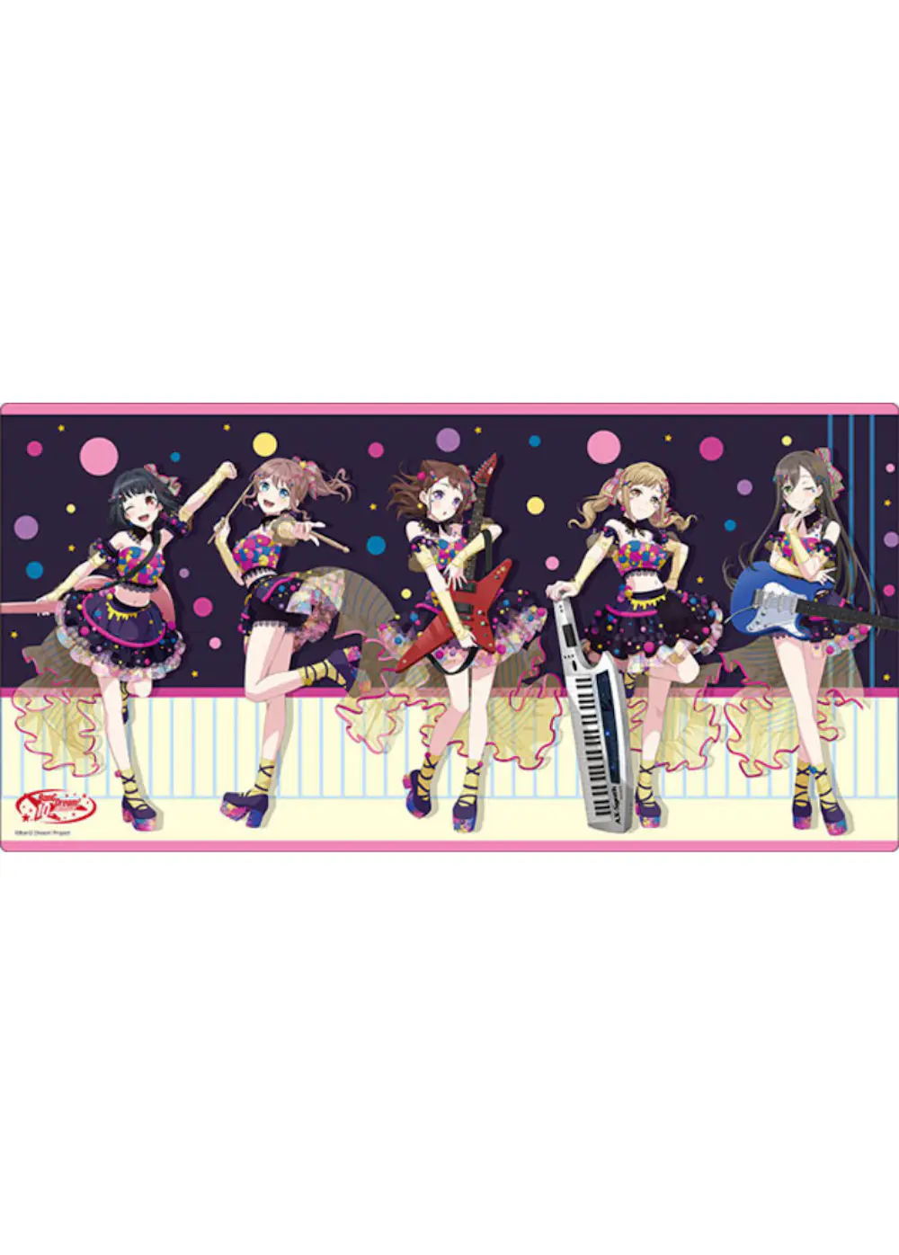 ラバーマットコレクション BanG Dream!『Poppin’Party』10周年ver.