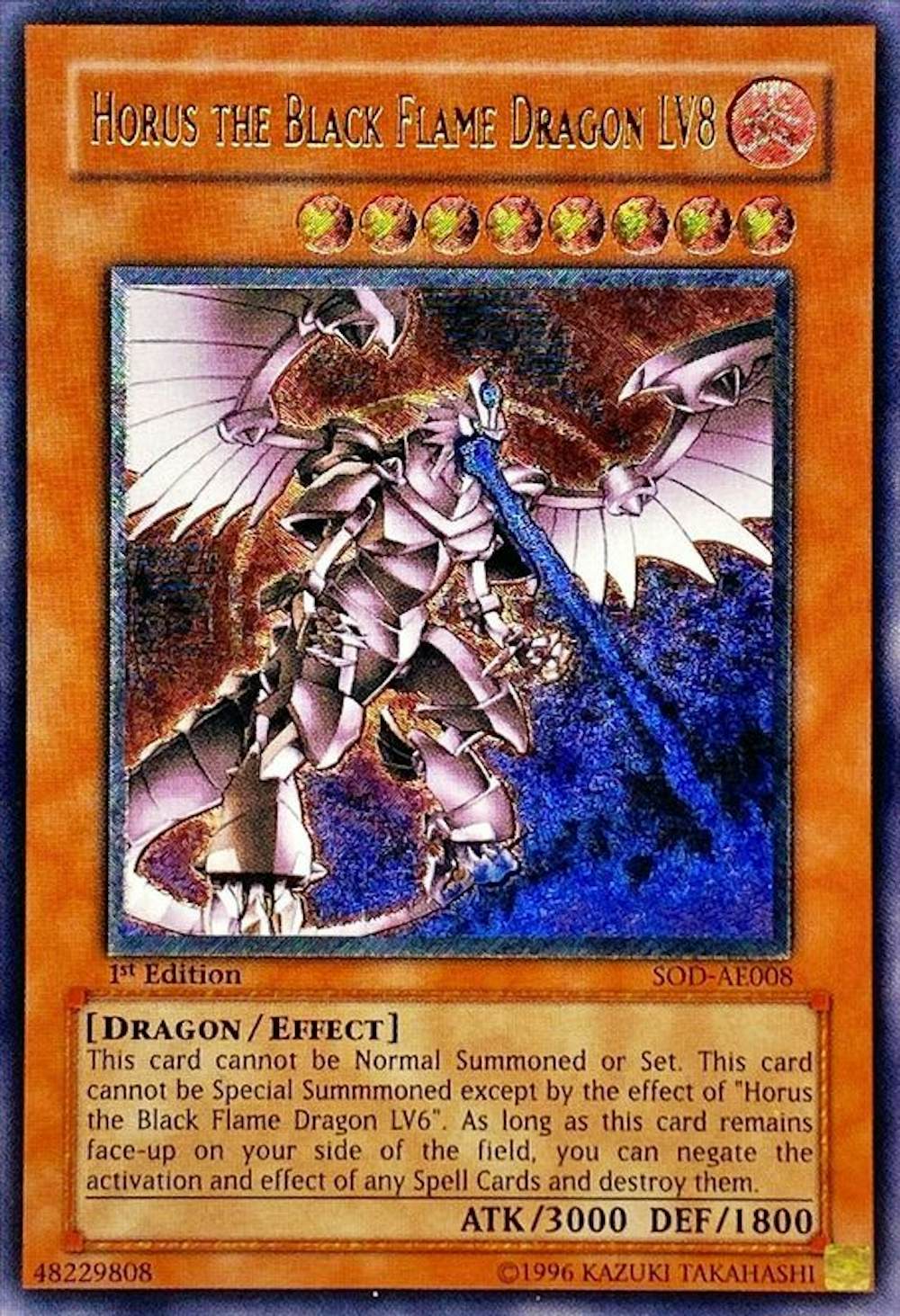 ホルスの黒炎竜LV.8 (旧アジア版)