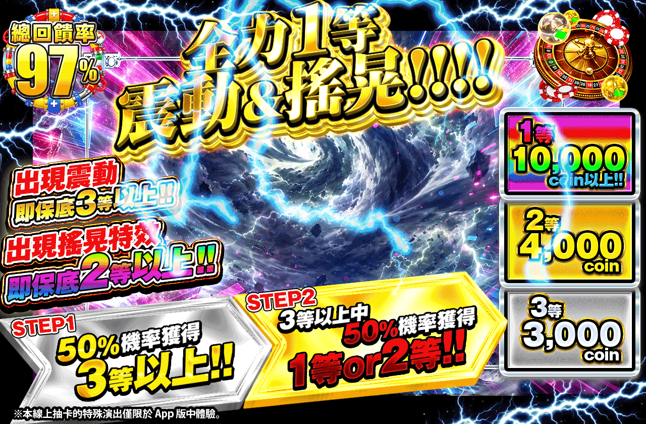 全力1等バイブ&シェイク‼